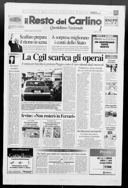 Il Resto del Carlino : giornale dell'Emilia